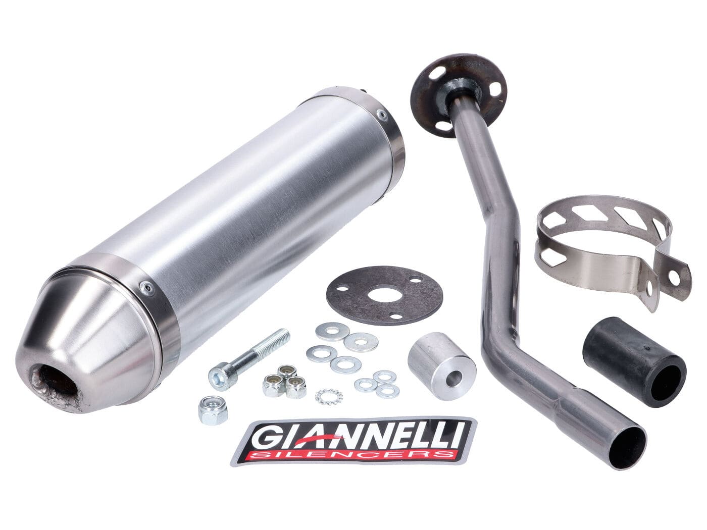GIA54658HF Silenziatore Giannelli Enduro Alu CE Aprilia SX 125 2T 2008 - 2013, COD: GIA54658HF