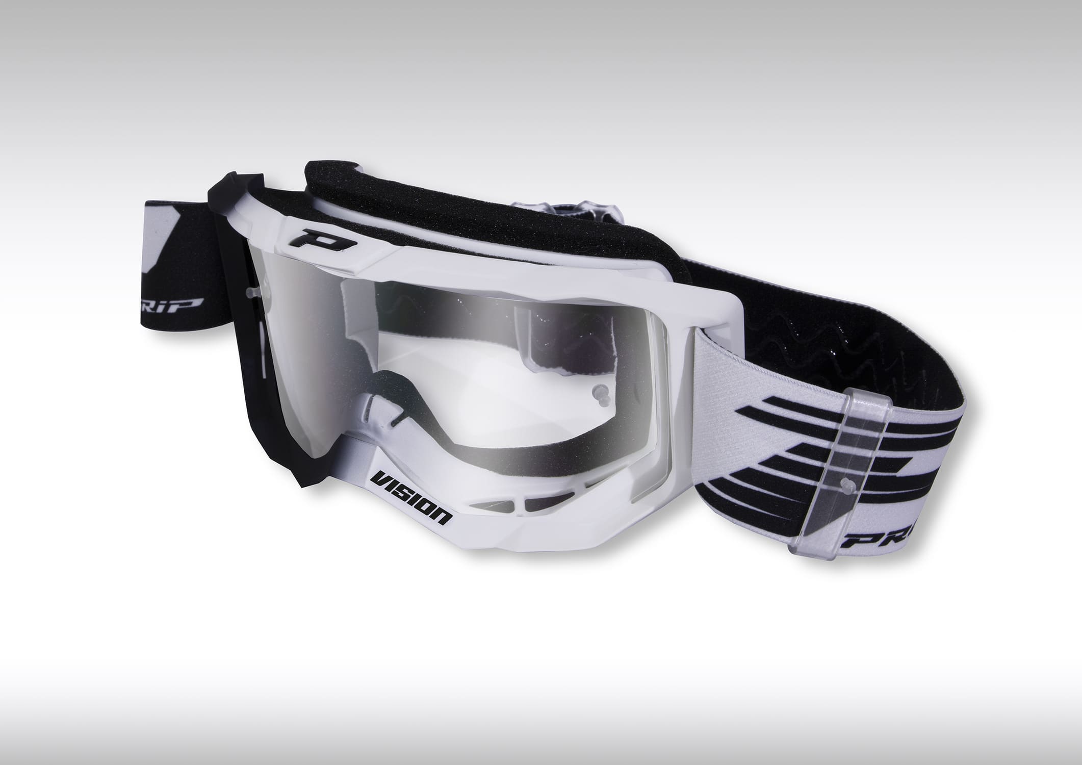 PG-PZ3300-126 Maschera cross ProGrip 3300 bianco / nero, COD: PG-PZ3300-126