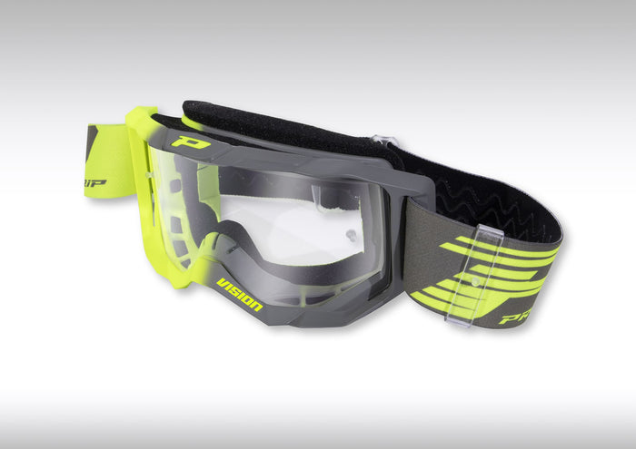 PG-PZ3300-347 Maschera cross ProGrip 3300 grigio / giallo, COD: PG-PZ3300-347