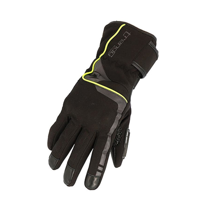 CGN514467 Guanti moto invernali Trendy GT630 Akutan nero/giallo fluo 3XL, COD: CGN514467