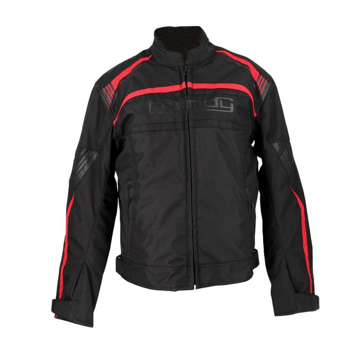 CGN512161 Giacca moto Trendy Hiems nero/rosso 2XL, COD: CGN512161