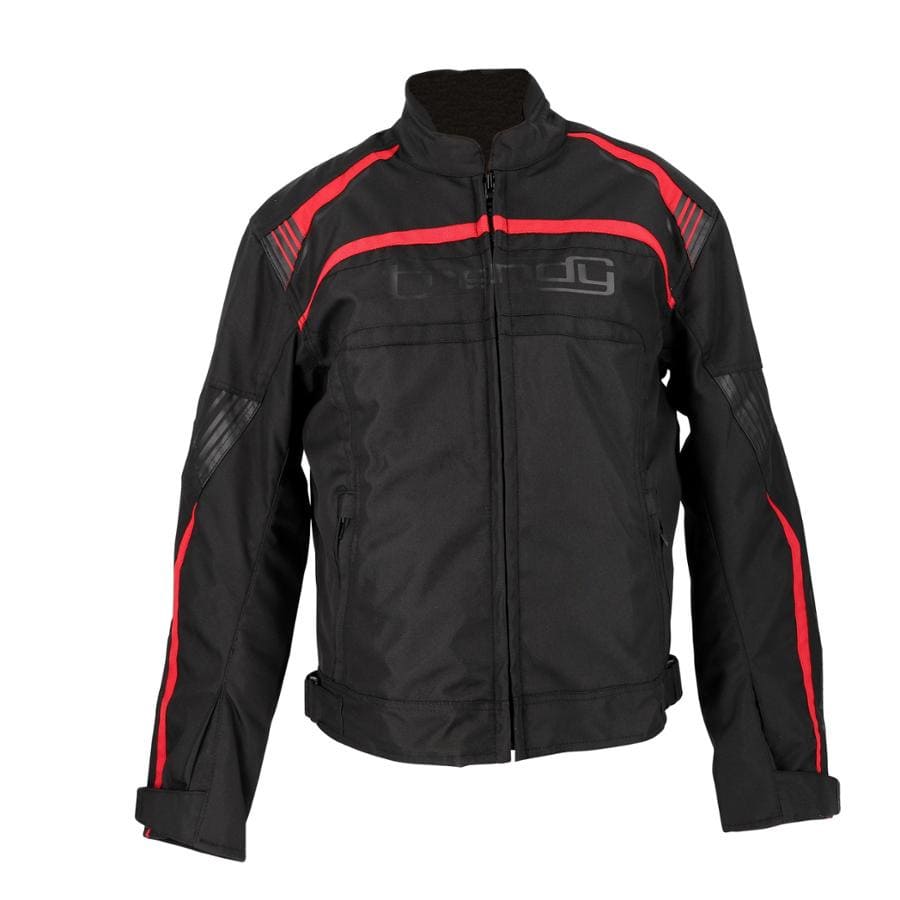 CGN512161 Giacca moto Trendy Hiems nero/rosso 2XL, COD: CGN512161