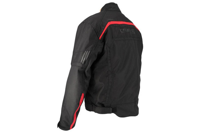 CGN512159 Giacca moto Trendy Hiems nero/rosso L
