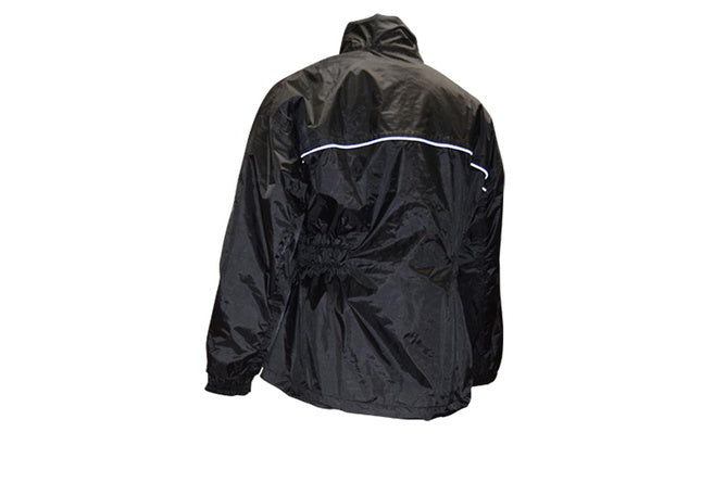 CGN505555 Giacca moto antipioggia Trendy con fodera nero S