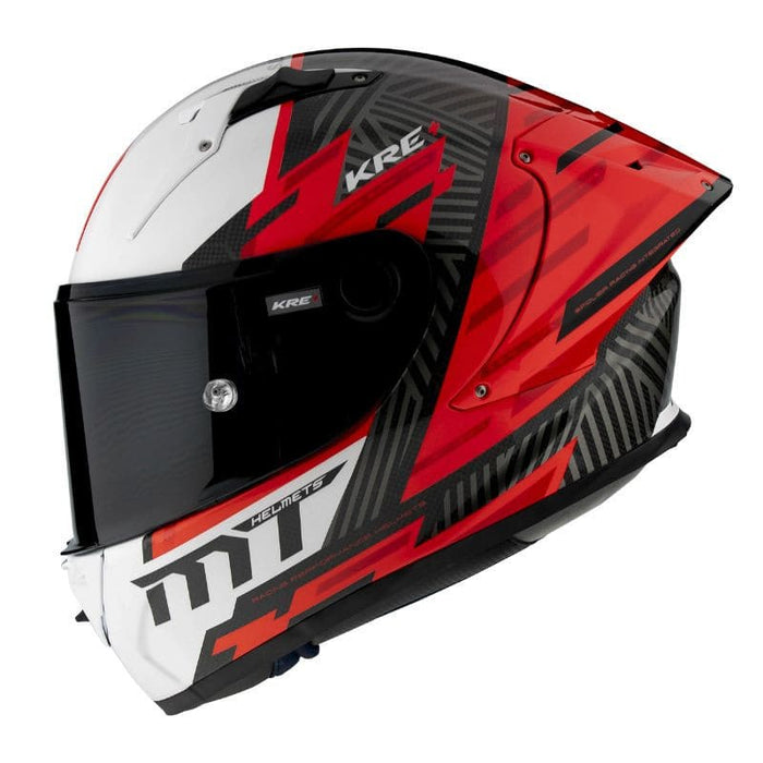 MT-199355 Casco integrale MT Helmets KRE+ Carbon Brush A5 rosso 2XL, COD: MT-199355