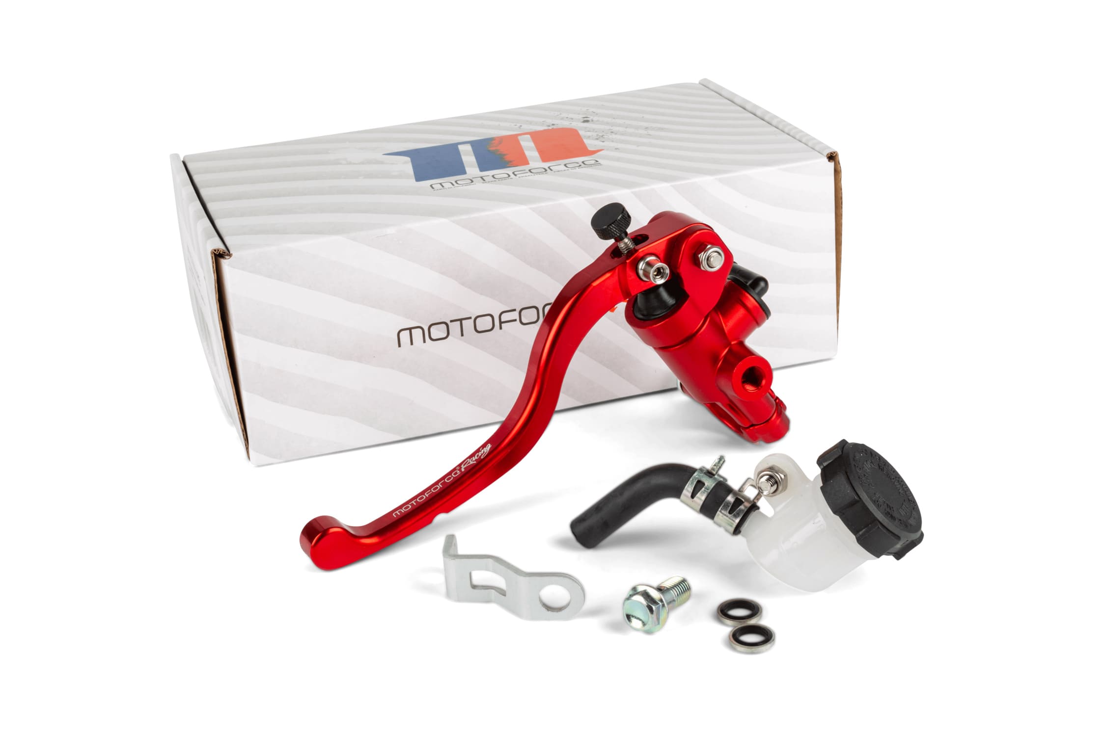 MF45.00101/RE Pompa freno anteriore radiale con leva rosso, COD: MF45.00101/RE