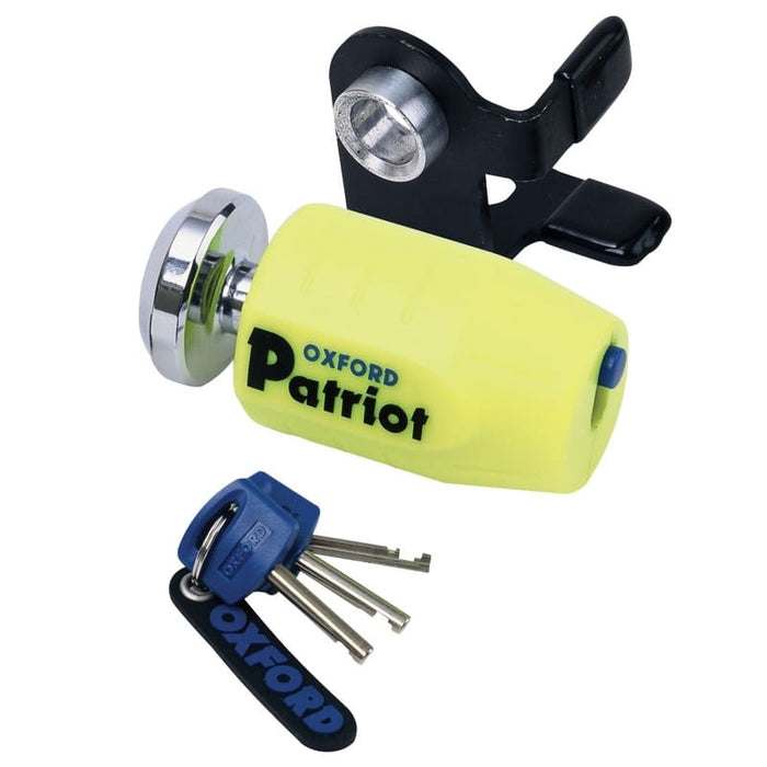 OX-1068399 Lucchetto disco freno Patriot Oxford 14 mm giallo, COD: OX-1068399