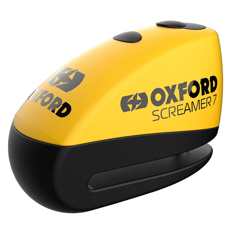 OX-1092855 Lucchetto disco freno Screamer 7 Oxford 7 mm giallo, COD: OX-1092855