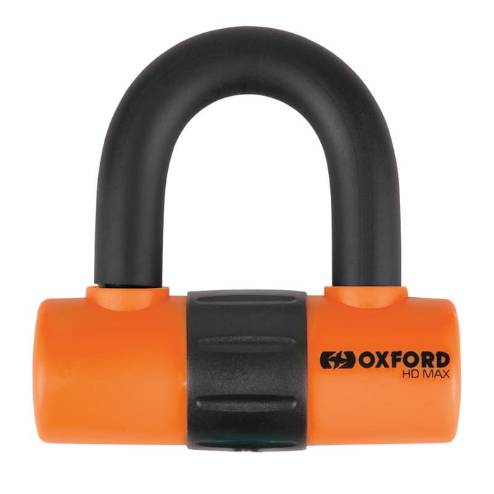 OX-1096406003 Lucchetto U disco freno HD MAX Oxford 14 mm arancione, COD: OX-1096406003