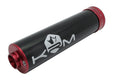 KR155F Silenziatore KRM Pro Ride 50 - 70cc alluminio nero - rosso, COD: KR155F