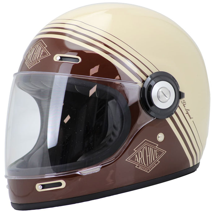 ARCH441985F Casco integrale Archive Vintage The Legend marrone XXL, COD: ARCH441985F