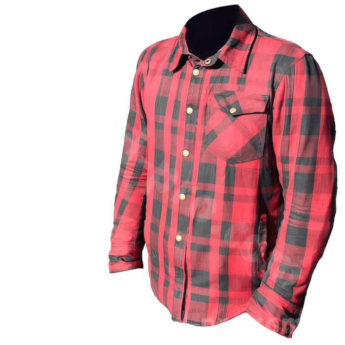 ARCH504463E Camicia moto Woody Archive rosso / nero XXL