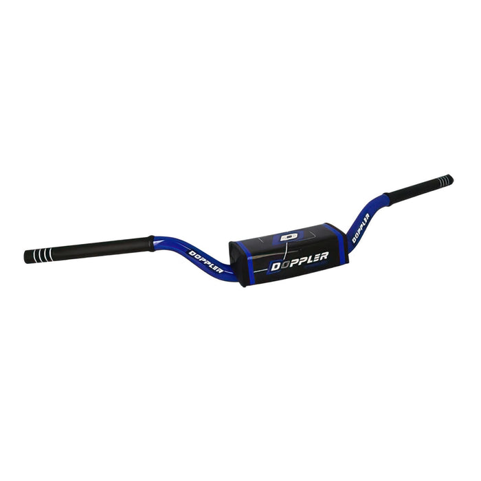 CGN511020 Manubrio 28,6 mm Doppler Alu con paracolpi nero opaco / blu, COD: CGN511020