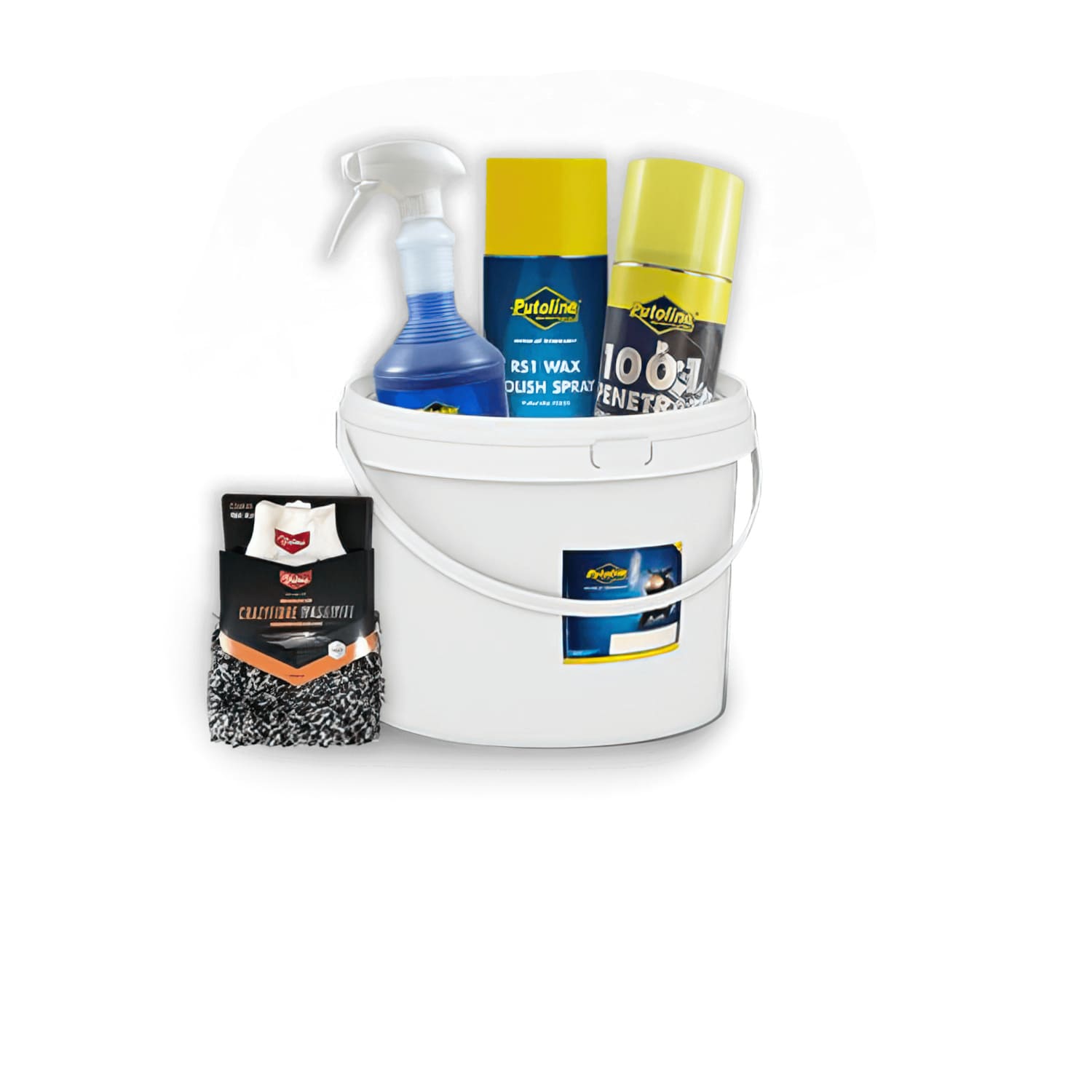 CGN519611 Kit di manutenzione Putoline RS1 Lavaggio / Cera / PTFE Spray / Guanto / Secchio, COD: CGN519611