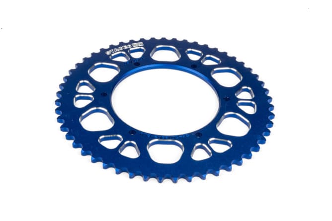 S6-2018902/BL Corona 53 denti - 420 Stage6 alluminio CNC blu Aprilia SX 50, COD: S6-2018902/BL