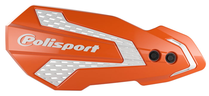POL-8308200027 Schermi ricambio paramani Polisport MX Flow bianco / arancione