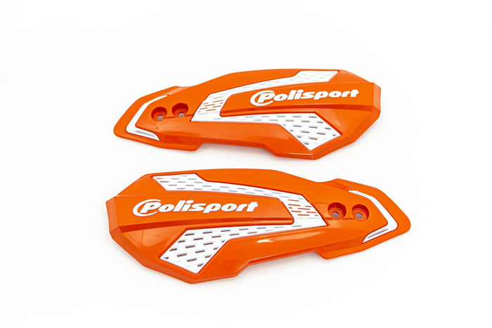 POL-8308200026 Schermi ricambio paramani Polisport MX Flow arancione / bianco