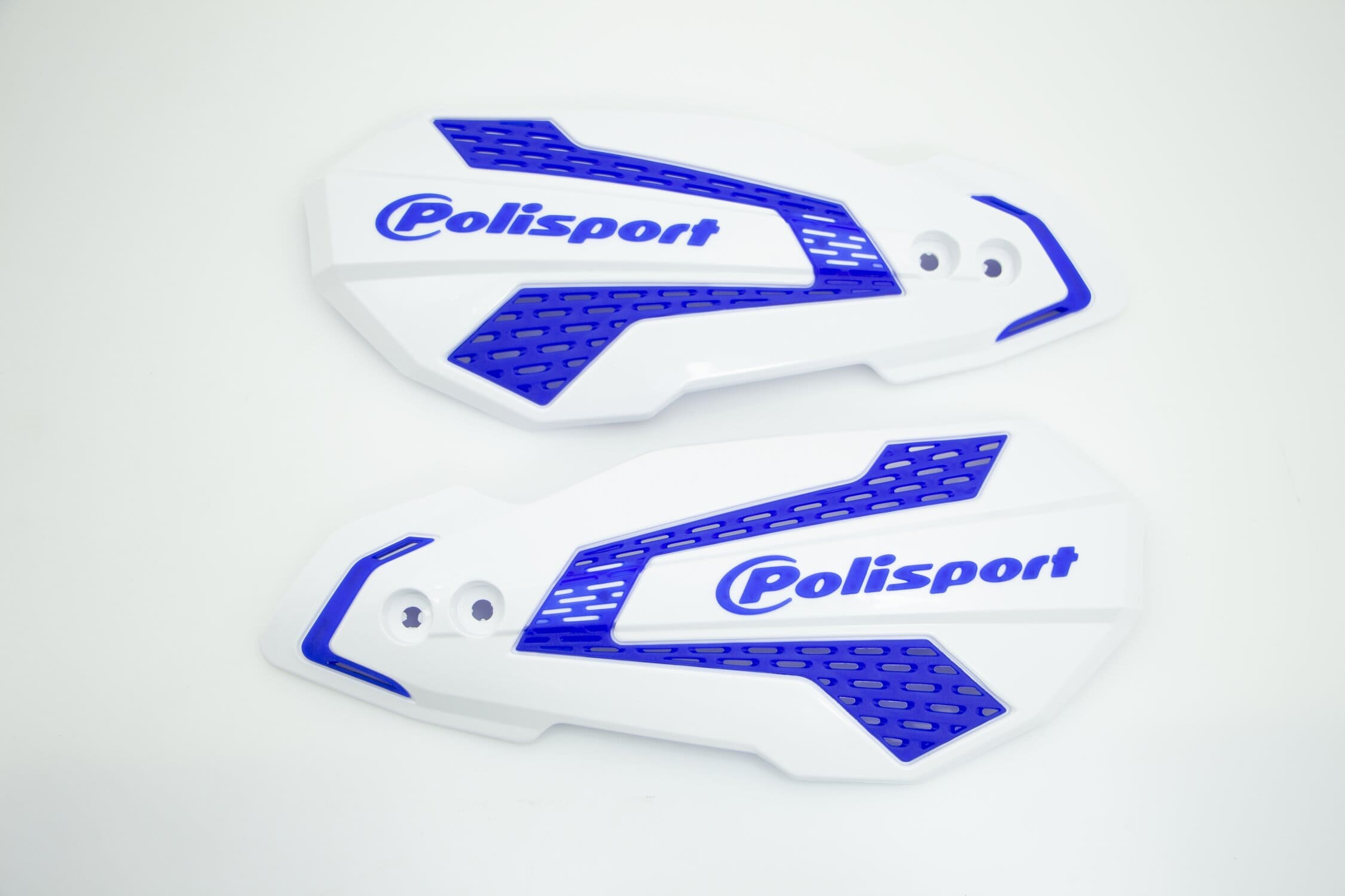 POL-8308200033 Schermi ricambio paramani Polisport MX Flow bianco / blu, COD: POL-8308200033