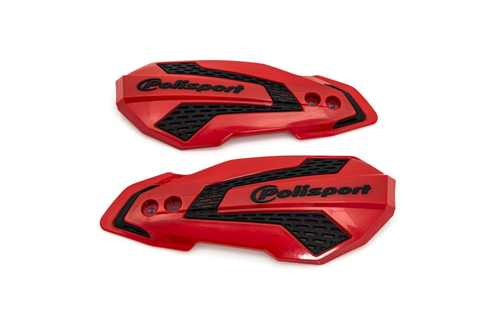 POL-8308200034 Schermi ricambio paramani Polisport MX Flow rosso / nero, COD: POL-8308200034