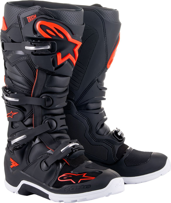 ALP34102870 Stivali Alpinestars Tech 7 Enduro nero / rosso 49, COD: ALP34102870