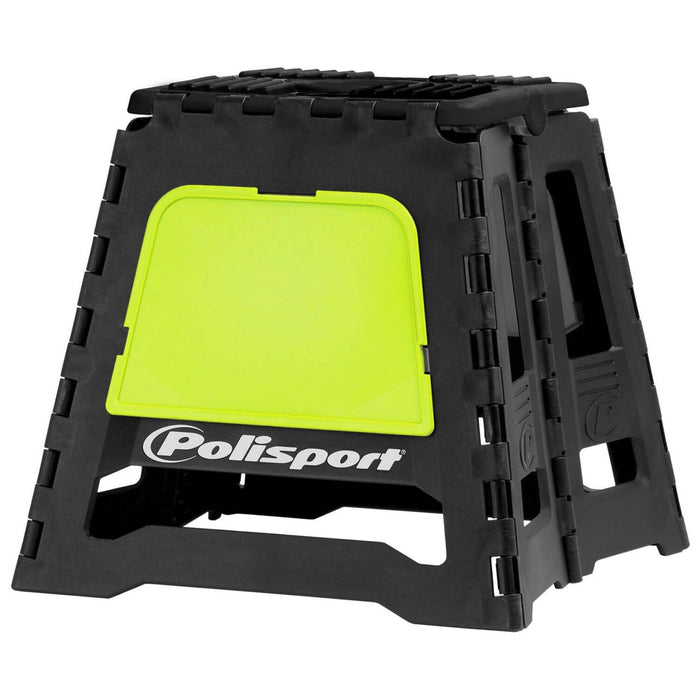POL-8981500018 Cavalletto / sollevamoto pieghevole Polisport giallo neon