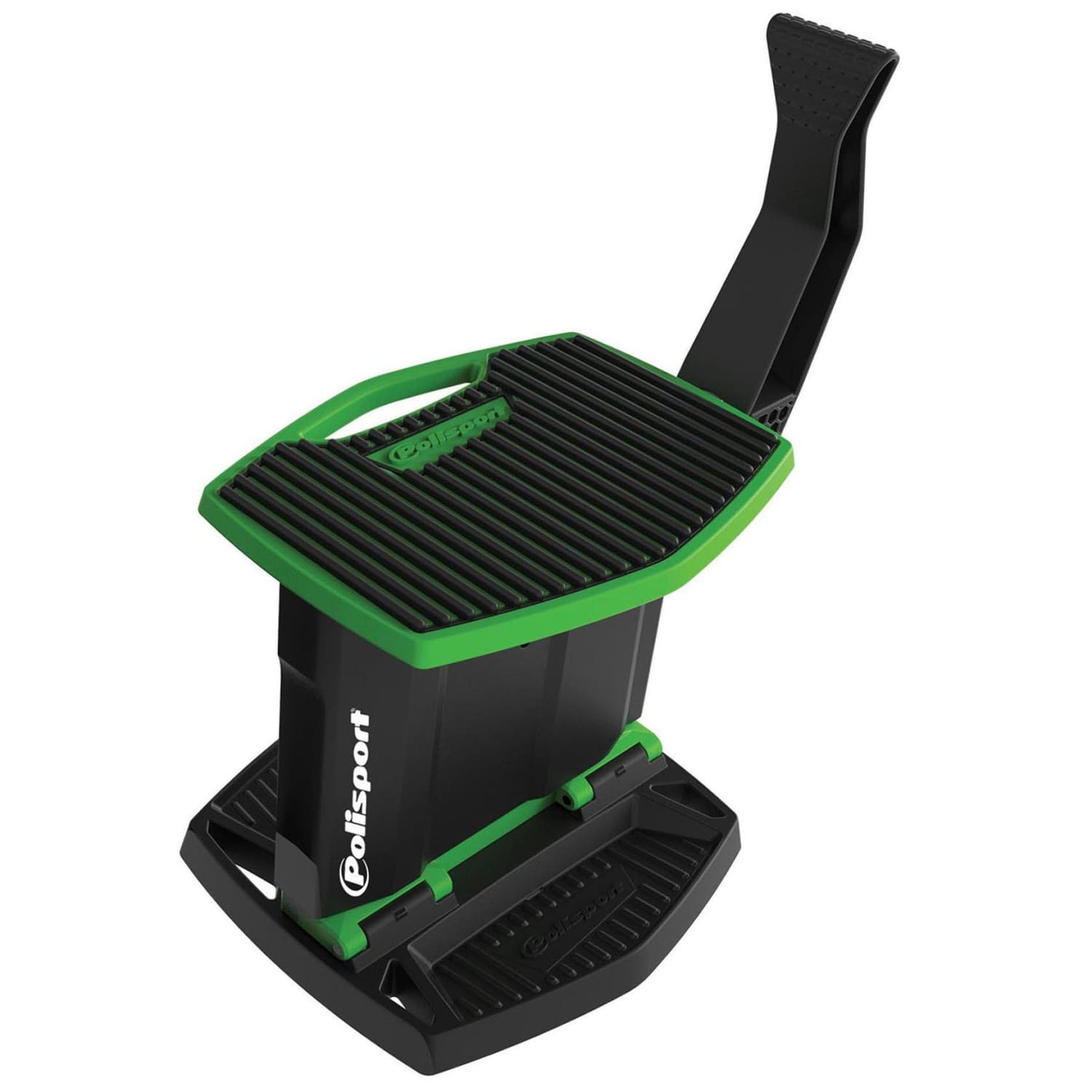 POL-8982700005 Folding motorcycle lift Polisport green