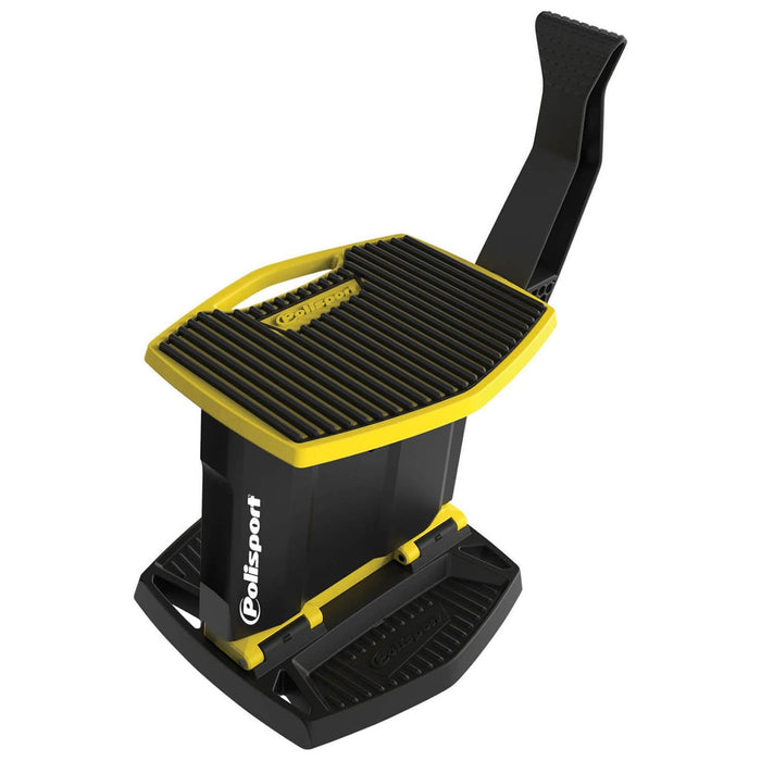 POL-8982700001 Sollevamoto pieghevole Polisport giallo
