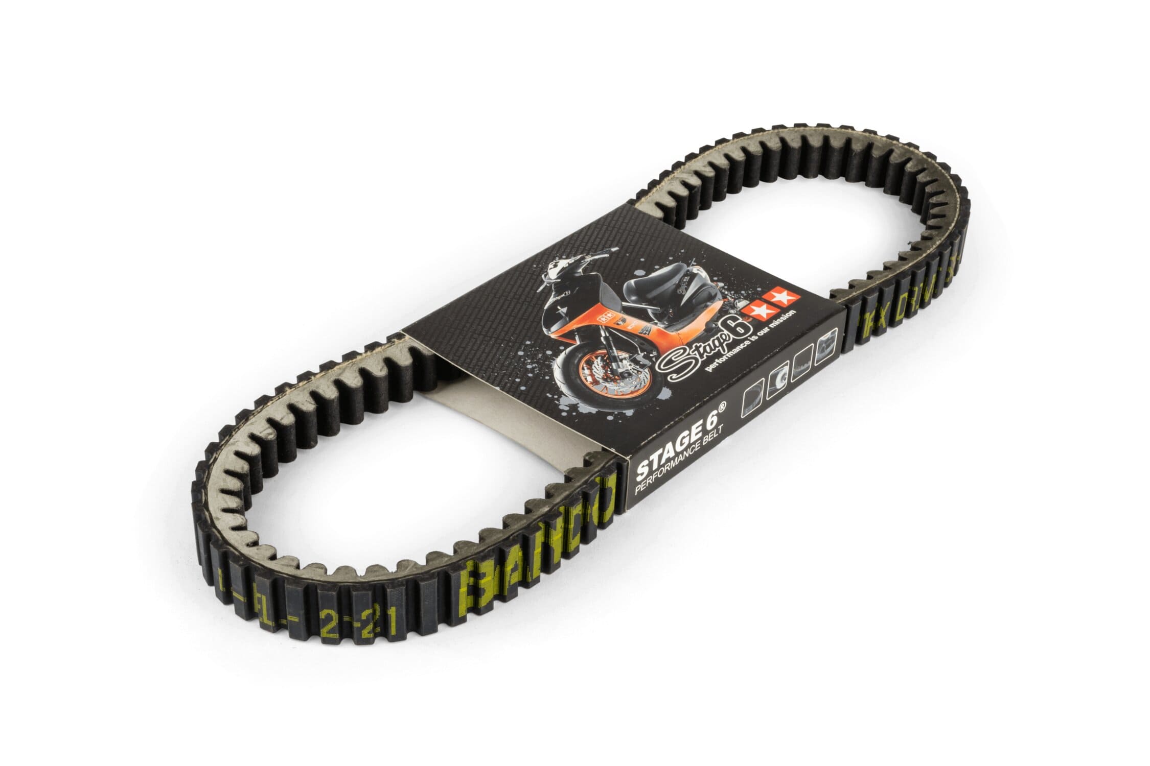 S6-5911010 Stage6 MAXIDRIVE Drive Belt, Piaggio LEADER / QUASAR 250-300cc 4T, (834 / 22.6mm / 13 mm / W=28€)
