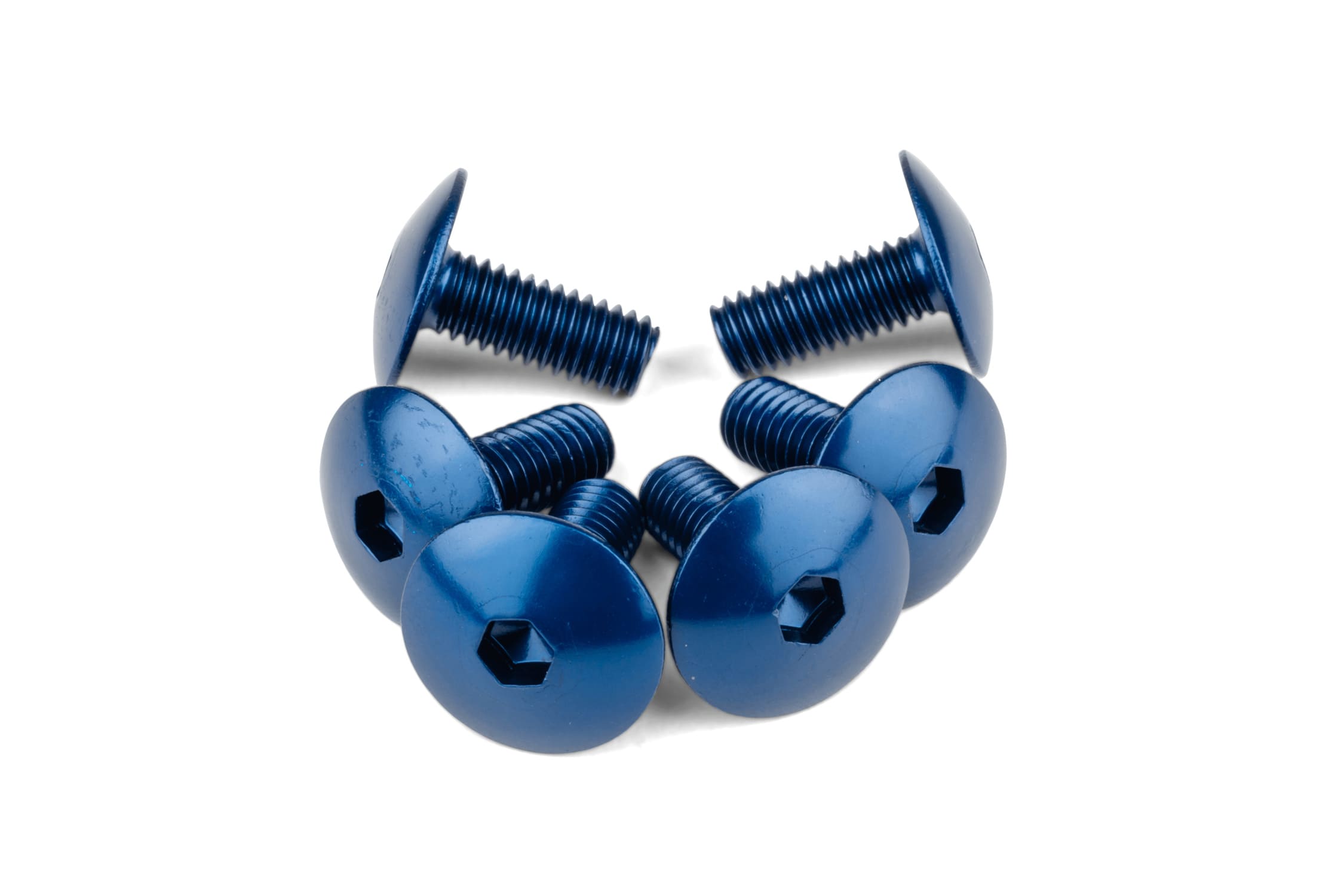 SP-93669 Viti per carenatura alluminio M6x15 blu (x6)