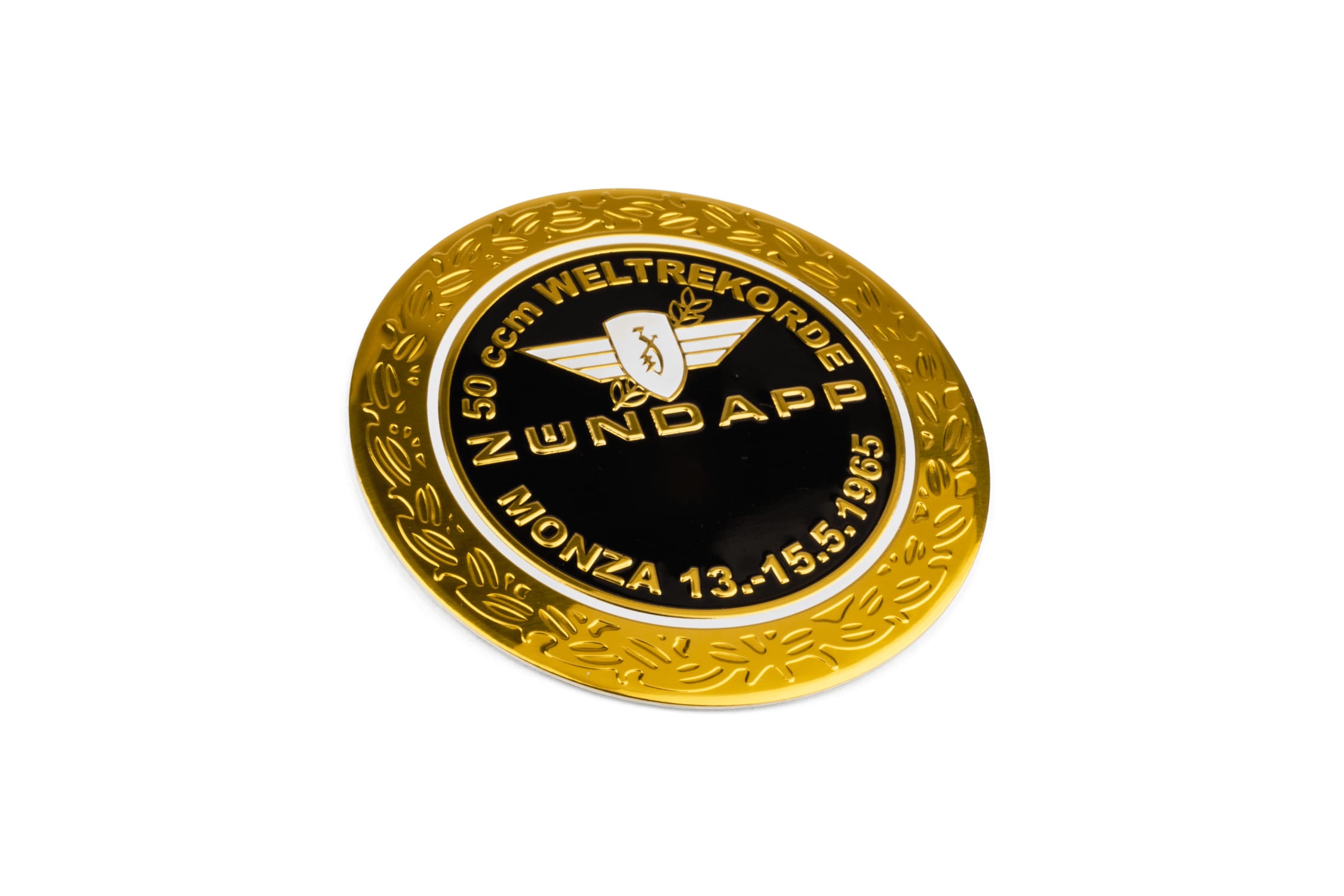 STICK-93259 Adesivo Zündapp Monza WR serbatoio rotondo nero