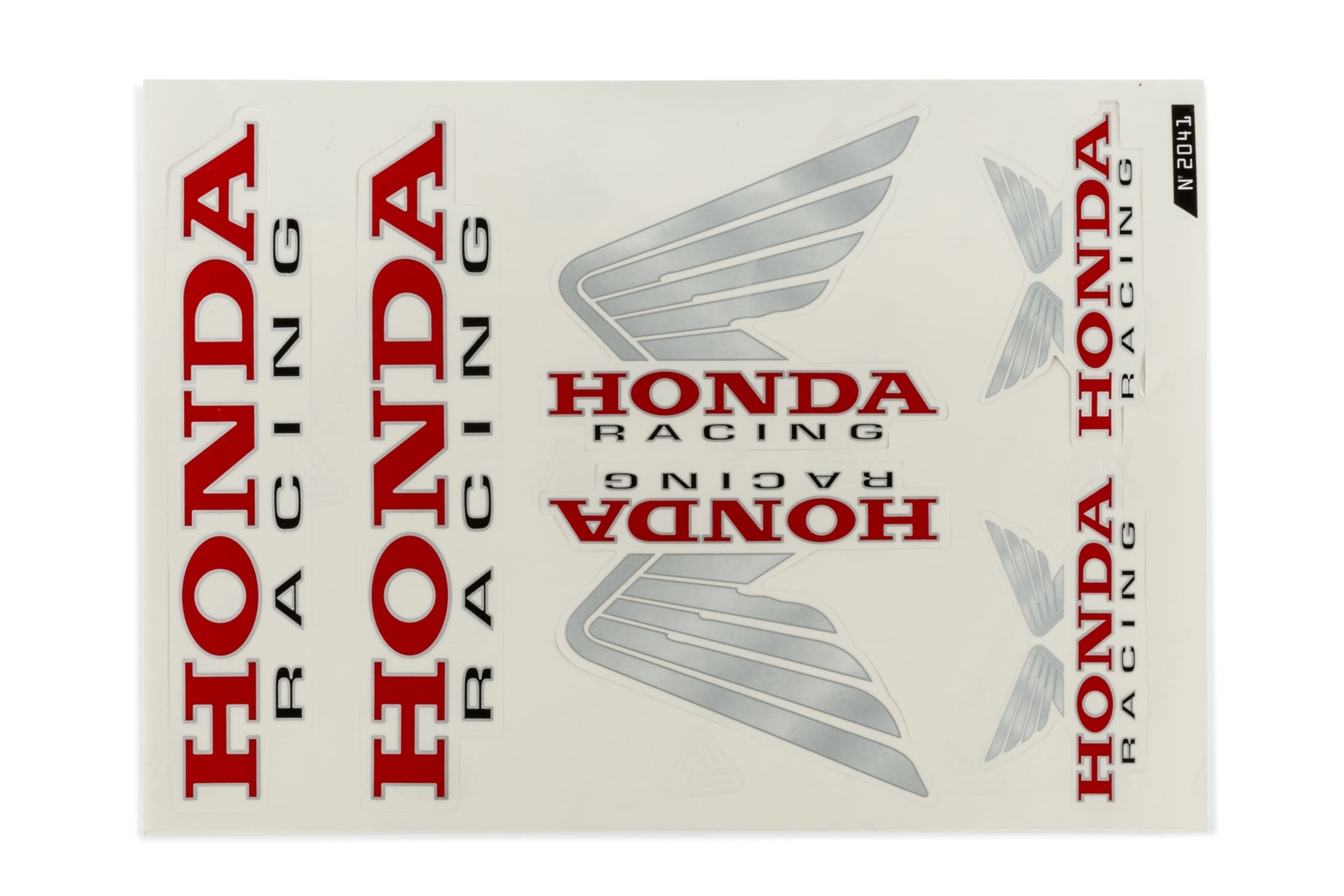 STICK-982041 Foglio Adesivi Sponsor Honda Racing 33x22cm, COD: STICK-982041
