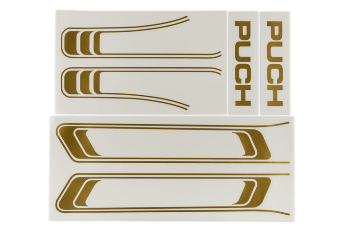 STICK-F050011 Adesivo Puch Maxi (x6) PVC oro, COD: STICK-F050011