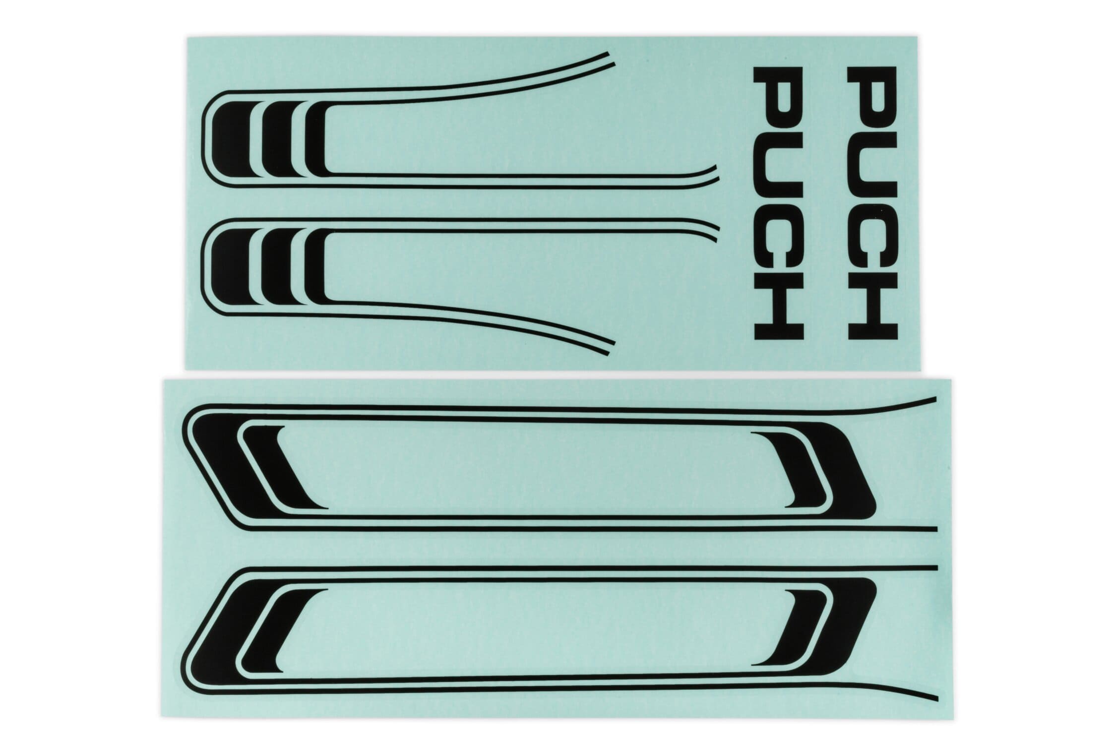 STICK-F050091 Adesivo Puch Maxi (x6) PVC nero, COD: STICK-F050091