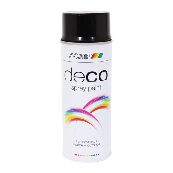 MOTIP12718 Vernice Spray Motip Glycero brillante nero 400ml, COD: MOTIP12718