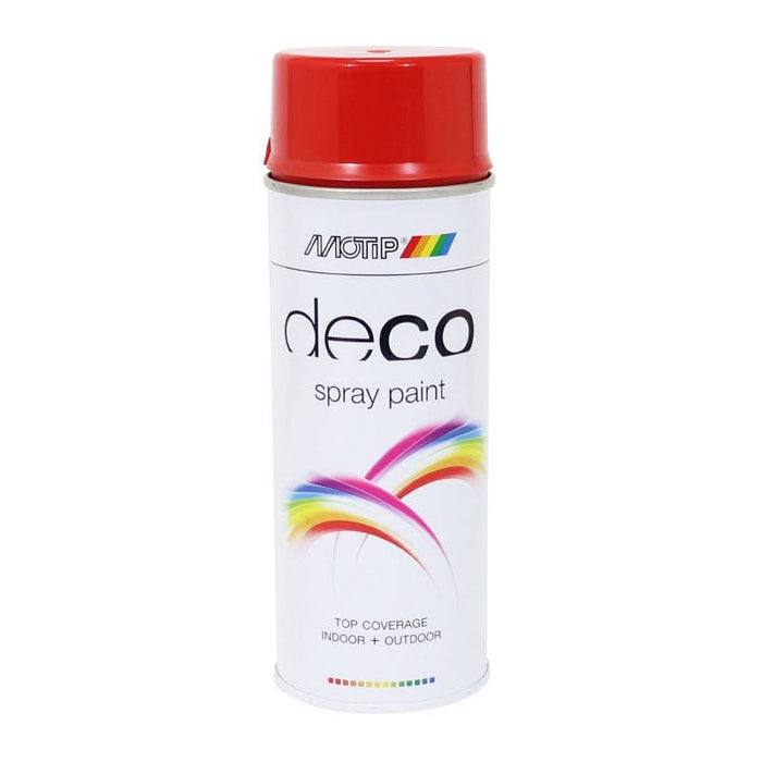 MOTIP4601 Vernice Spray Motip Glycero brillante rosso fuoco 400ml, COD: MOTIP4601