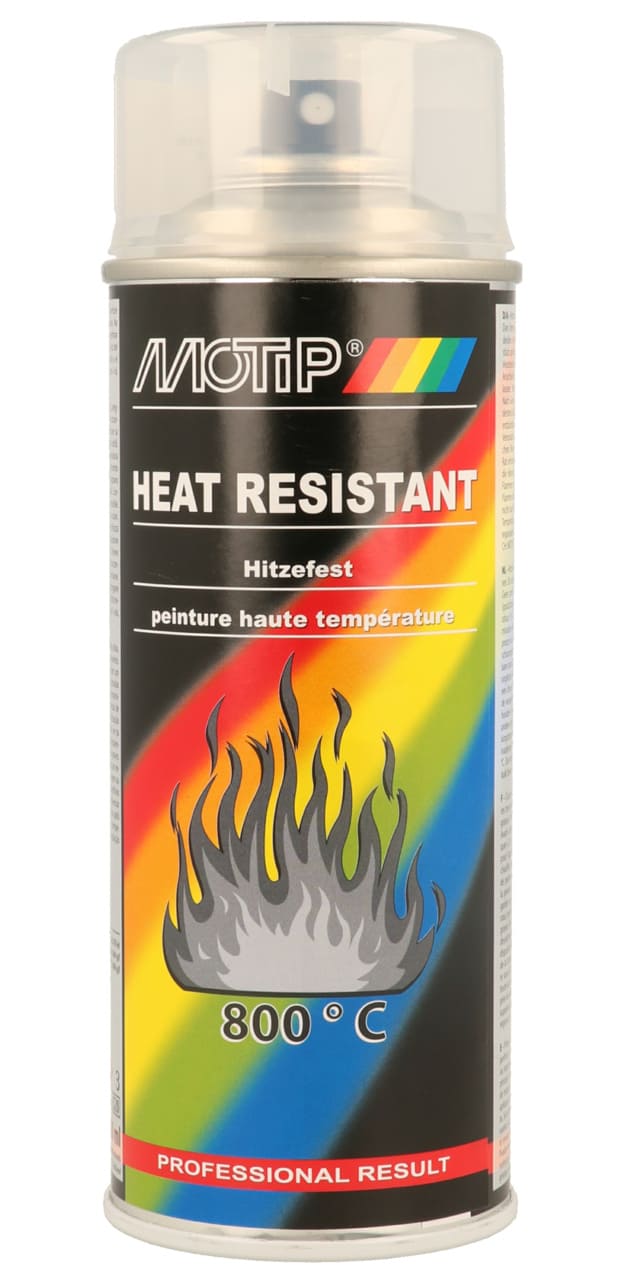 MOTIP4613 Vernice Spray Motip Pro Resistente al Calore trasparente 400ml, COD: MOTIP4613