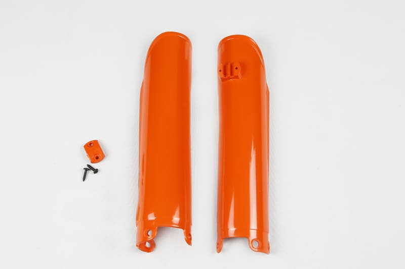 UF-KT05014FFLU Protections de fourche UFO KTM SX-SX-F 2023 arancione fluo, COD: UF-KT05014FFLU