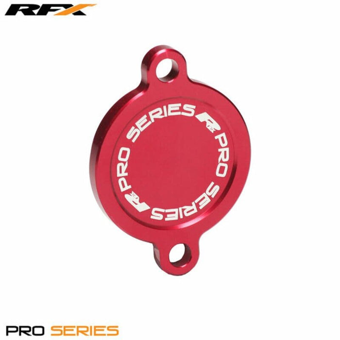 R-FXFC2030099RD Coperchio filtro olio RFX Pro rosso - Kawasaki KXF 450 2016-2018, COD: R-FXFC2030099RD