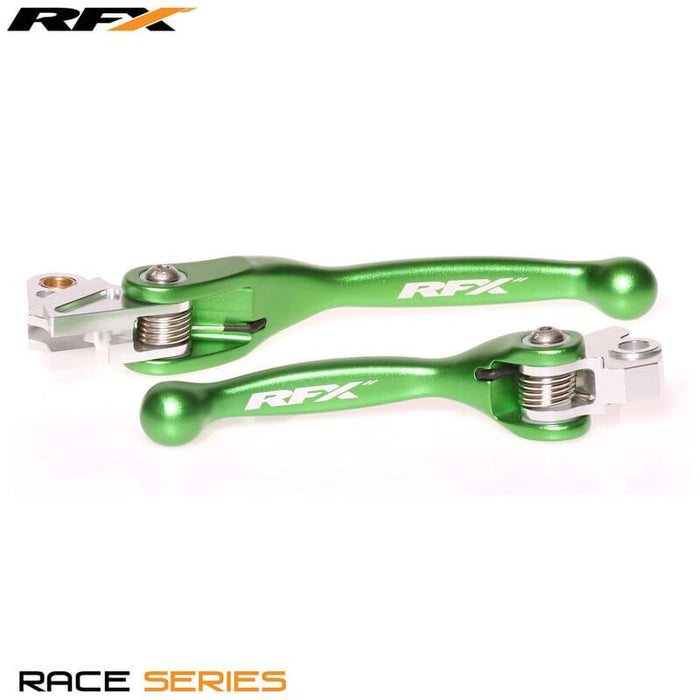 R-FXFL2010055GN Set leve RFX Race pieghevole forgiato verde YZ / KX 2001-2012, COD: R-FXFL2010055GN