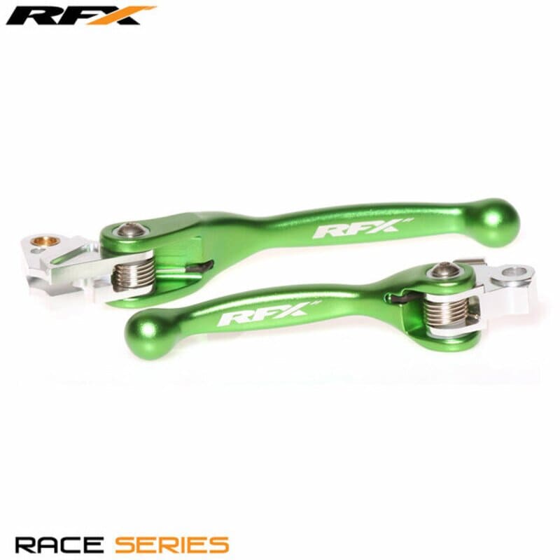 R-FXFL2020055GN Set leve RFX Race pieghevole forgiato verde Kawasaki KXF 450, COD: R-FXFL2020055GN