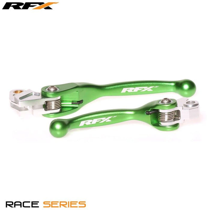 R-FXFL3010055GN Set leve RFX Race pieghevole forgiato verde KX 65 / 85, COD: R-FXFL3010055GN