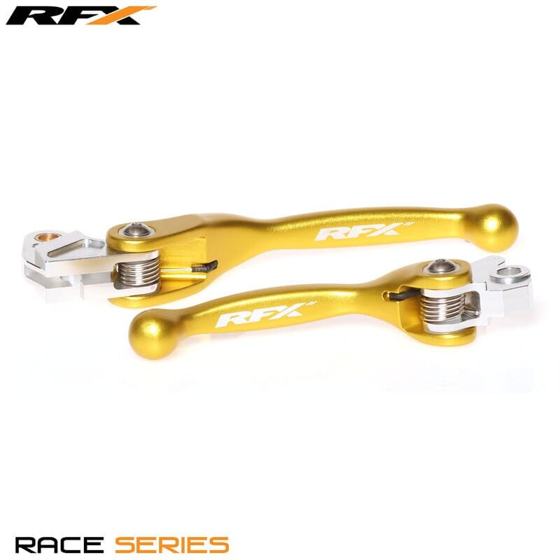 R-FXFL3010055YL Set leve RFX Race pieghevole forgiato giallo KX 65 / 85, COD: R-FXFL3010055YL