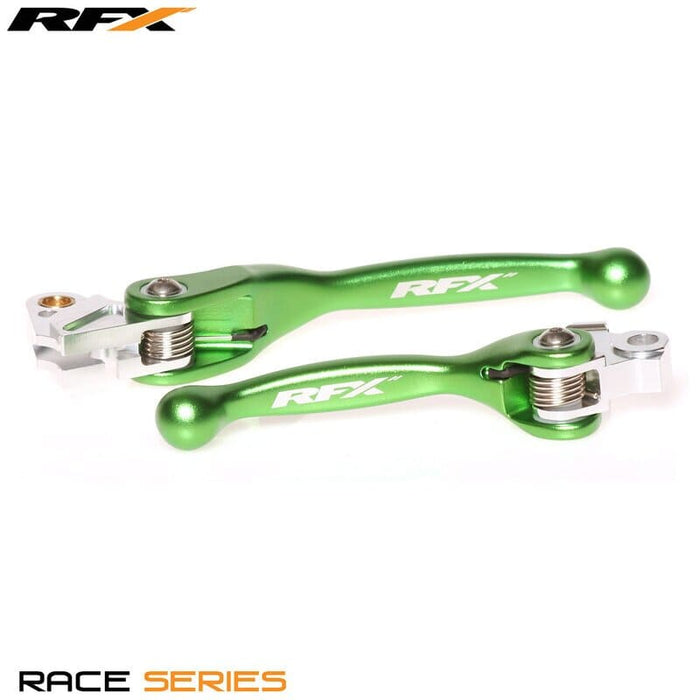 R-FXFL4020055GN Set leve RFX Race pieghevole forgiato verde YZ fino 2014 / KXF fino 2020, COD: R-FXFL4020055GN
