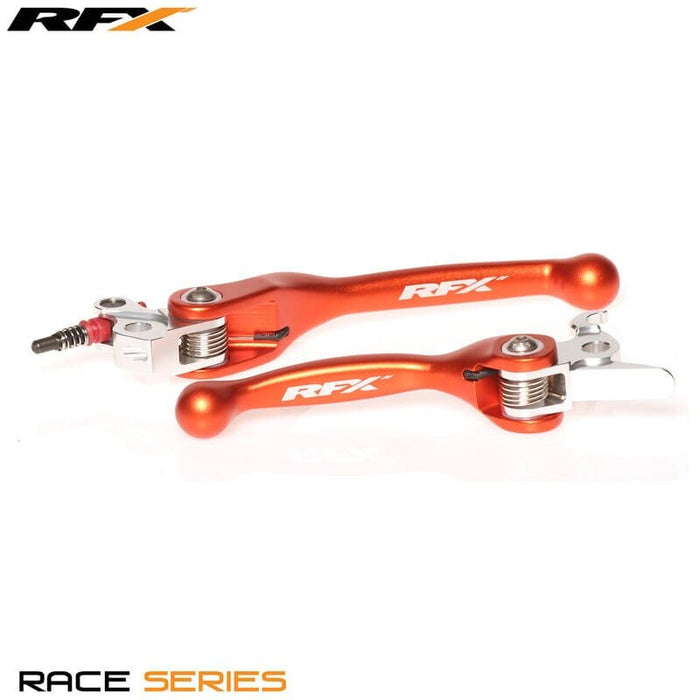 R-FXFL5030055OR Set leve RFX Race pieghevole forgiato arancione KTM (freno Brembo / frizione Magura) 2005-2008, COD: R-FXFL5030055OR