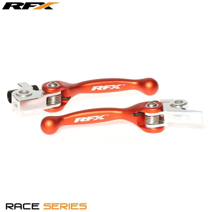 R-FXFL5060055OR Set leve RFX Race pieghevole forgiato arancione KTM / Husqvarna / GasGas, COD: R-FXFL5060055OR