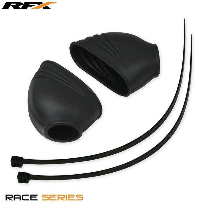R-FXFR9010055BK Gomme di protezione poggiapiedi RFX Race nero universale, COD: R-FXFR9010055BK