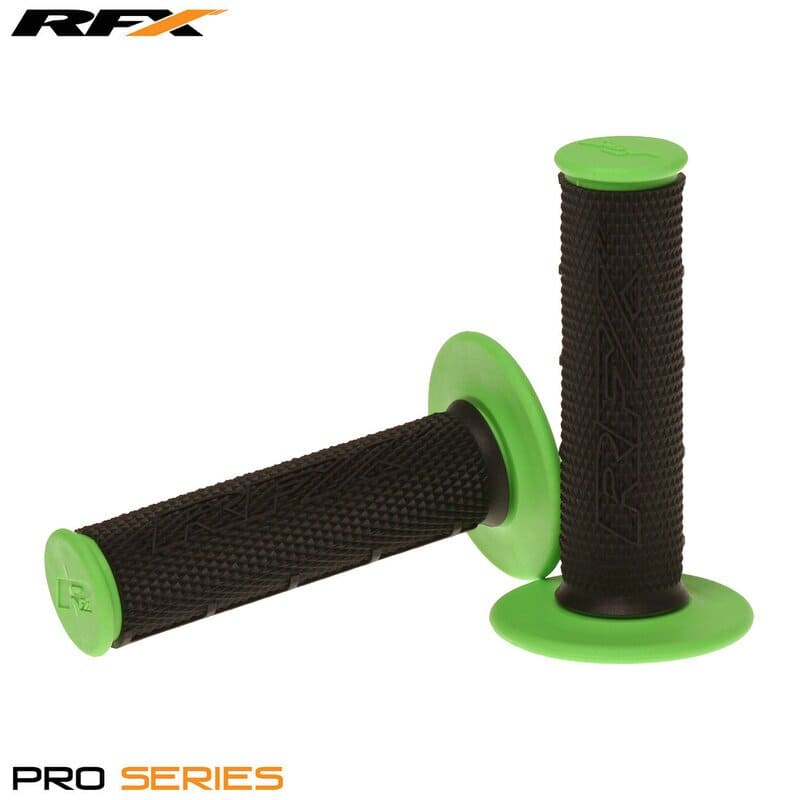 R-FXHG2010099GN Manopole RFX Pro Series doppia densità nero / verde, COD: R-FXHG2010099GN