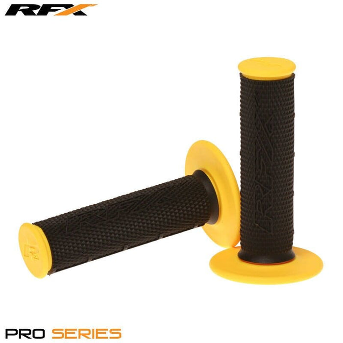 R-FXHG2010099YL Manopole RFX Pro Series doppia densità nero / giallo, COD: R-FXHG2010099YL