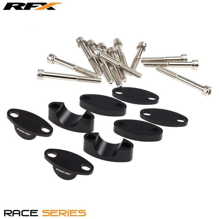 R-FXHM9012855BK Rialzo manubrio RFX Race 28.6mm nero universale 25mm / 30mm / 35mm / 40mm, COD: R-FXHM9012855BK