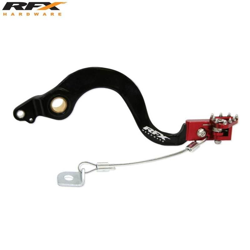 R-FXRB1030099RD Pedale freno RFX Pro pieghevole nero / rosso Honda CRF 150, COD: R-FXRB1030099RD